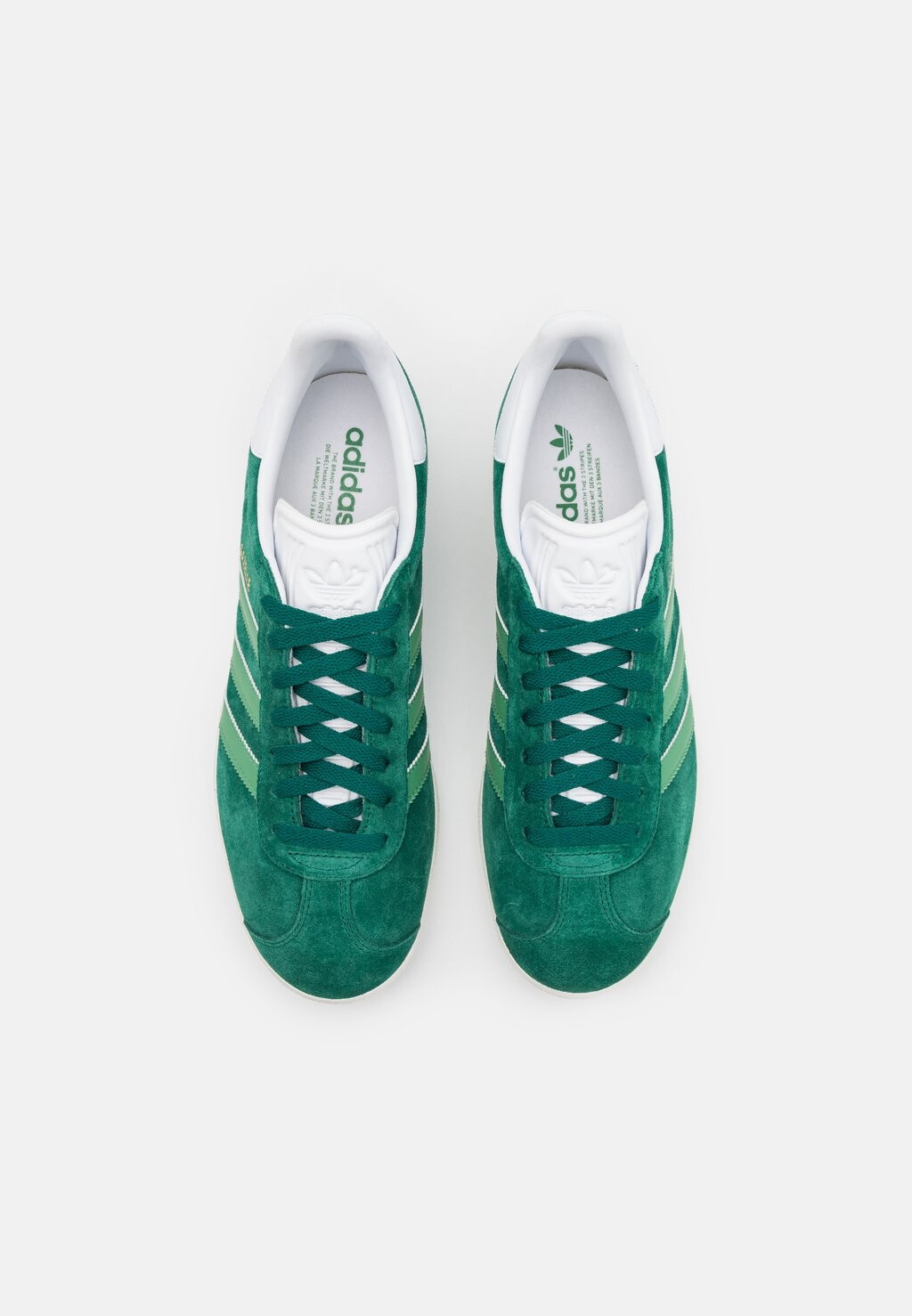 

Кроссовки на шнуровке GAZELLE adidas, зеленый