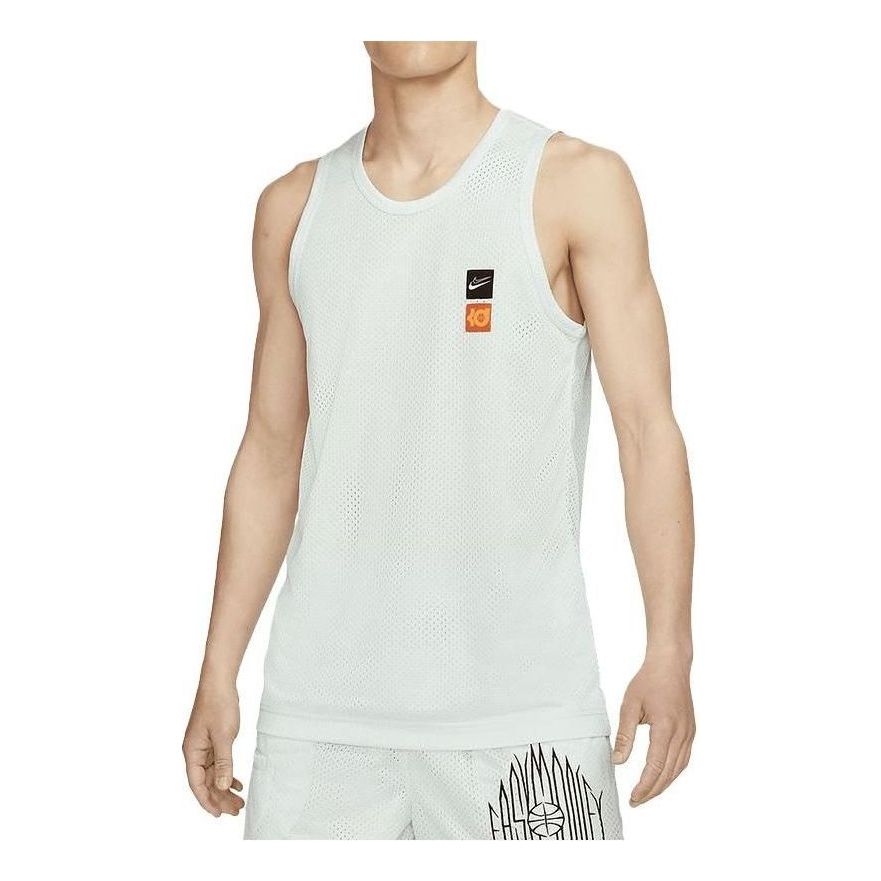 

Спортивный топ Nike Dri-Fit Kevin Durant Basketball Tank Top 'White Black' CV2408-394, белый