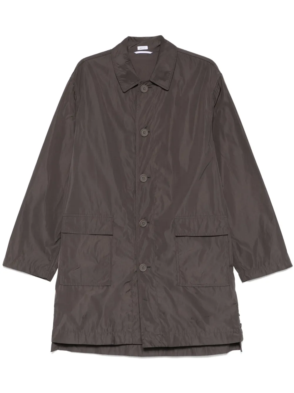 

Парка с логотипом THOM BROWNE, серый