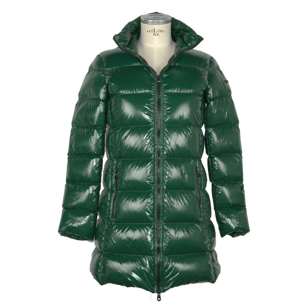

Зеленая женская куртка из полиамида Refrigiwear