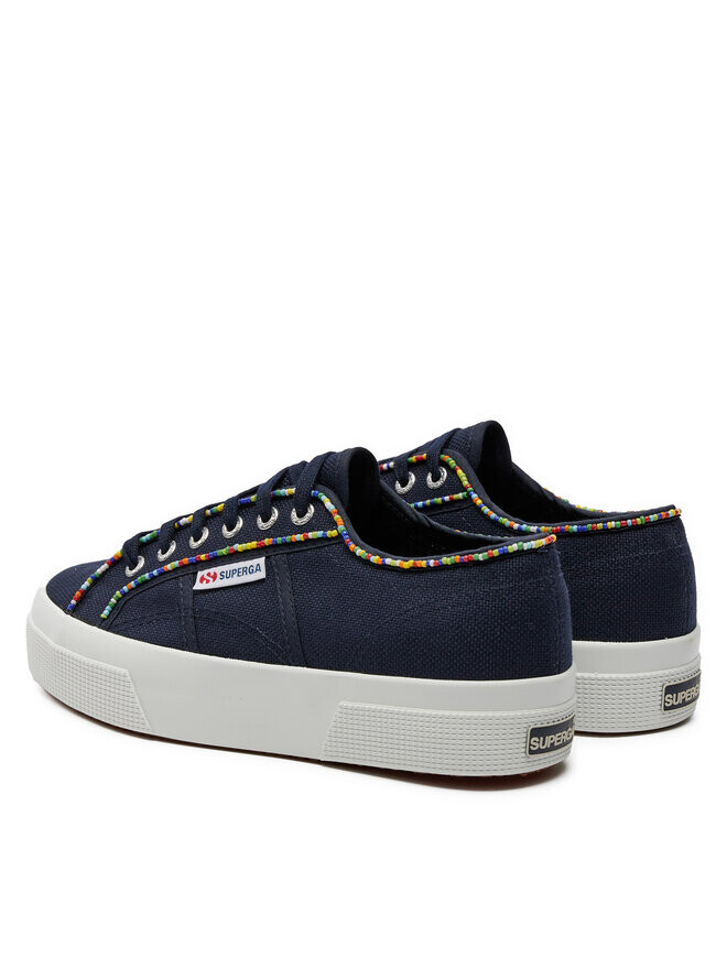 Кеды Superga Zapatillas de tenis Multicolor Beads 2740, темно-синий — фото 3