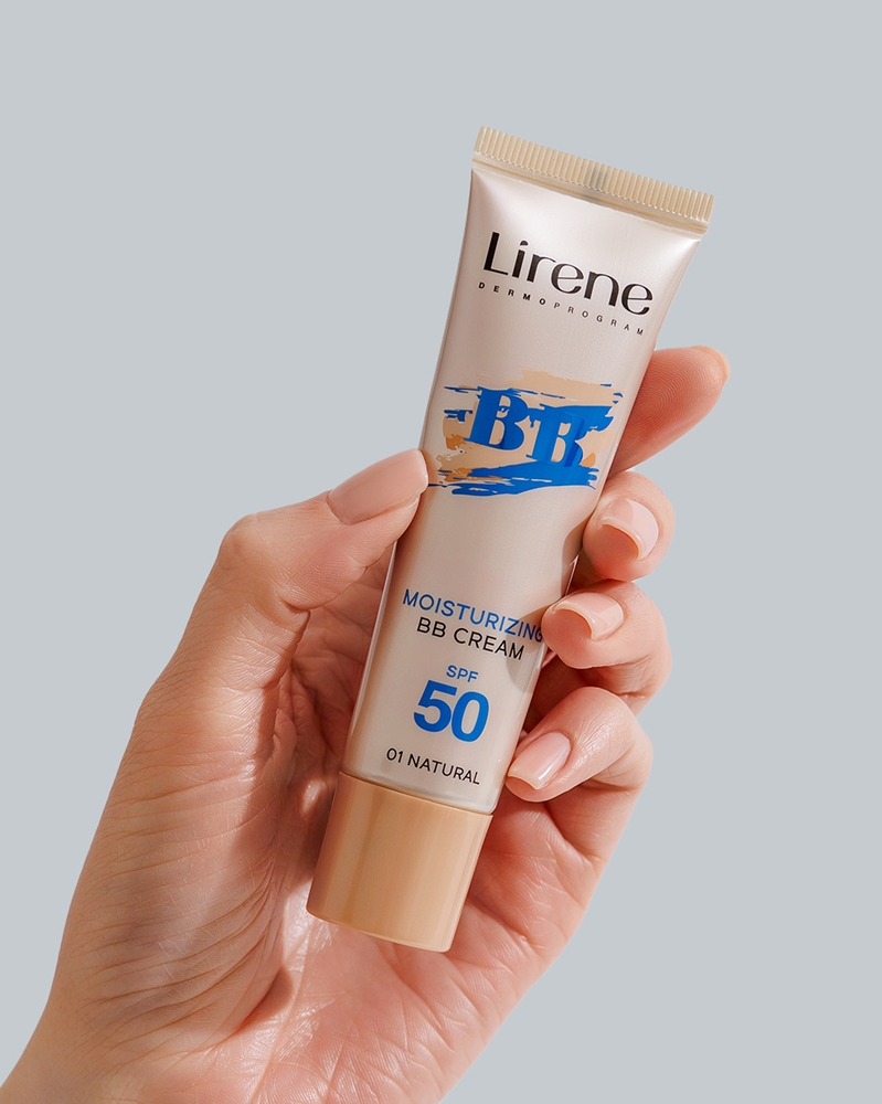 Крем для лица SPF LIRENE Увлажняющий BB-, atspalvis 01 natural — фото 3