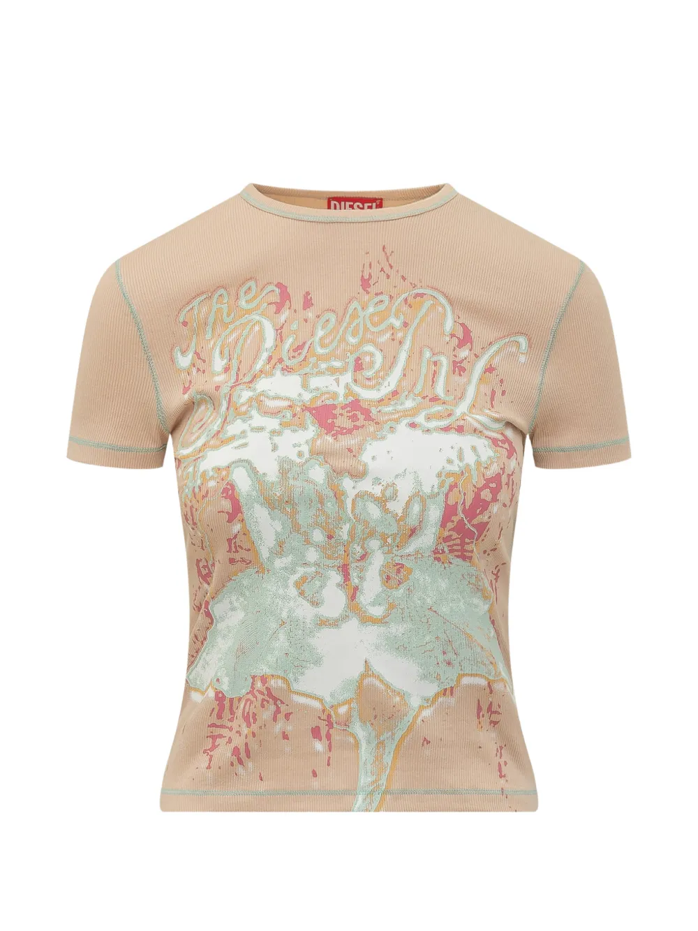 

Футболка с принтом T-Brenda Diesel, бежевый