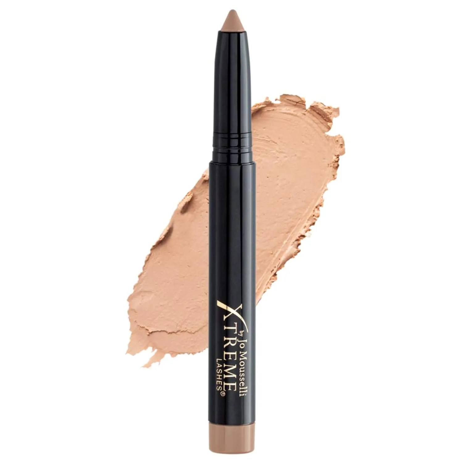 Стойкие тени-карандаш Xtreme Lashes GlideShadow, карамельный цвет, матовое покрытие, легкая кремово-пудровая текстура, не осыпаются, подходят для наращенных ресниц, встроенная точилка. 1 штука (1 шт.), Caramel