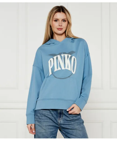 

Толстовка Макамба Oversize fit Pinko, синий