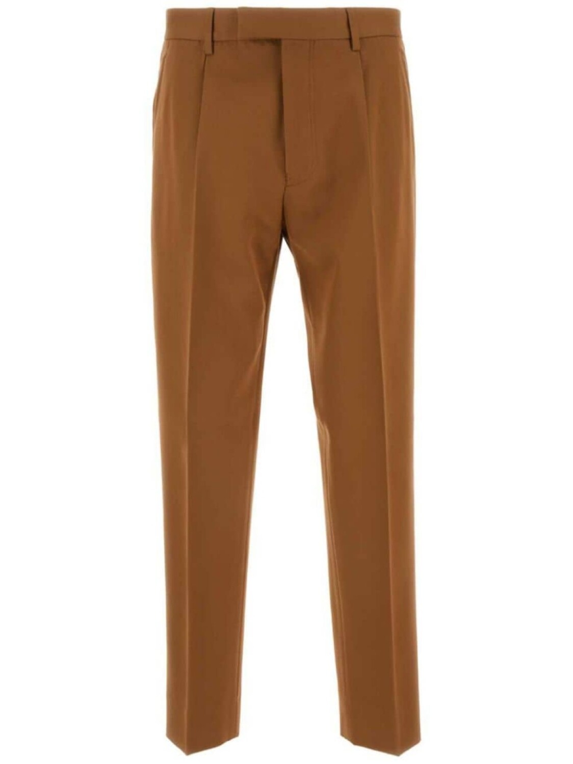 

Zegna хлопковые зауженные брюки, коричневый