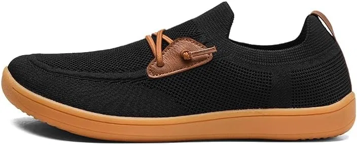 Ботинки повседневные, дышащая сетка, Minimalist Design, Black Brown Soles Abnkarwin — фото 2