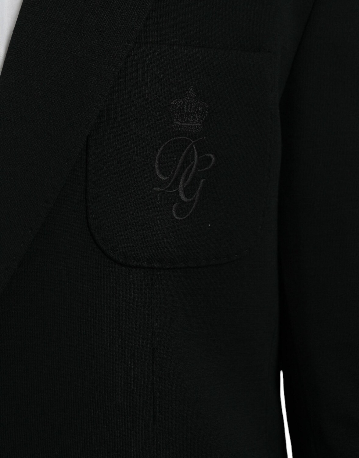 

Мужской однобортный пиджак Dolce & Gabbana Wool Notch, черный