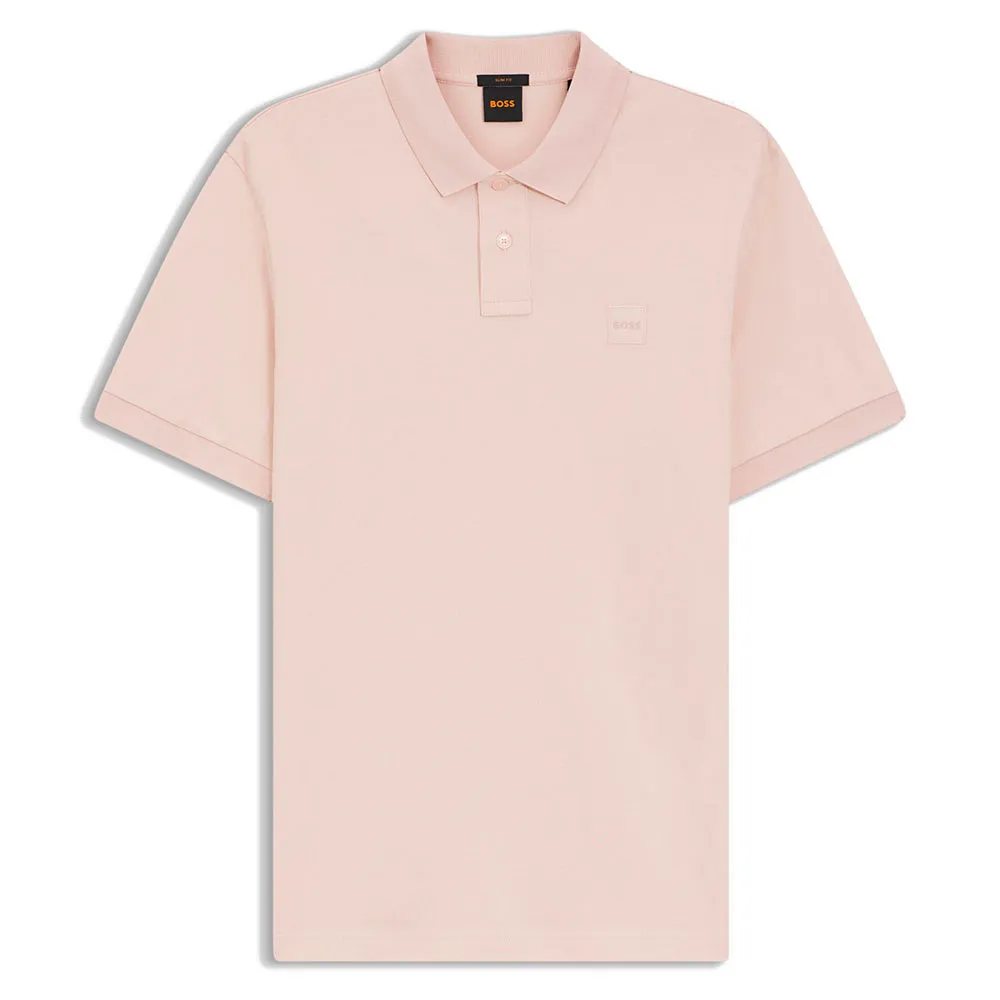 

Футболка-поло BOSS Passenger 10256683 с коротким рукавом, розовый