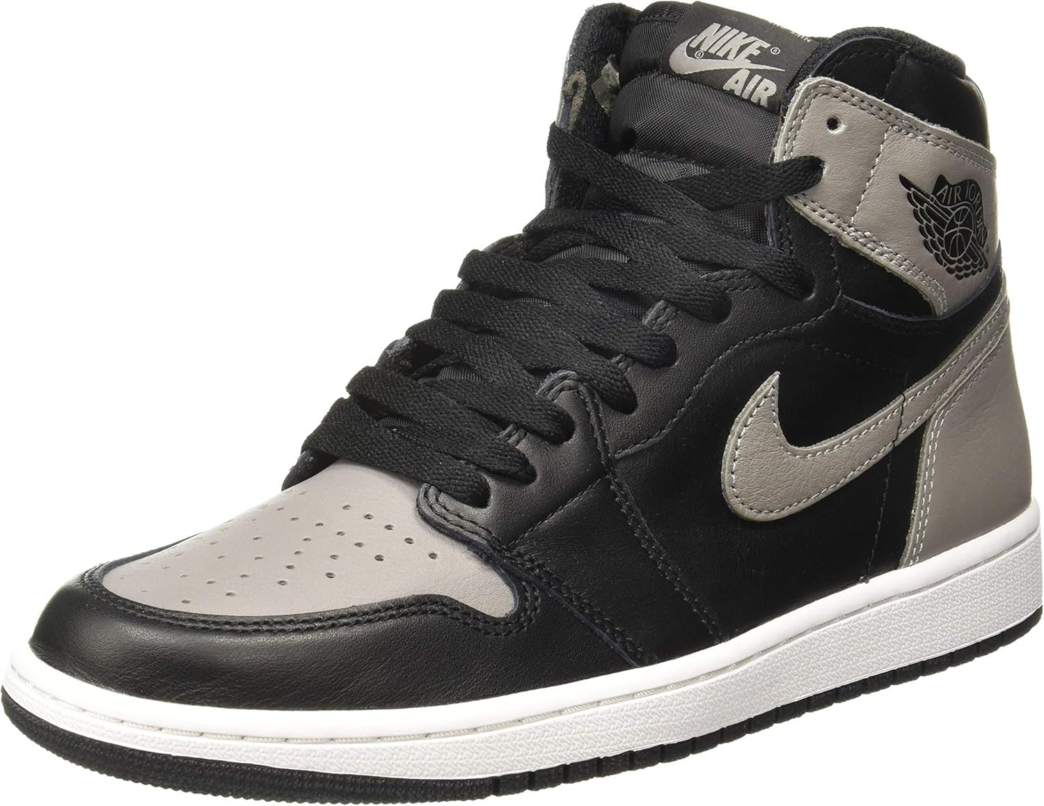 

Кроссовки Jordan 1 Retro High Gg Big Kids Style Nike, белый/черный/серый