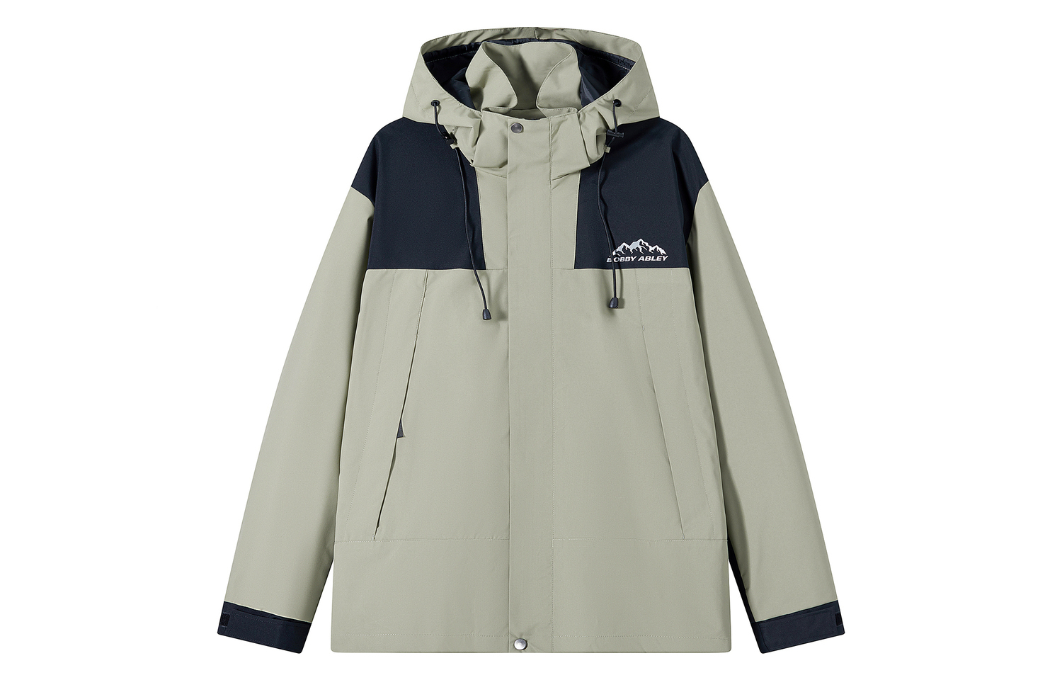 

BOBBY ABLEY Водонепроницаемая, ветрозащитная и дышащая ветровка Unisex, Pea Green