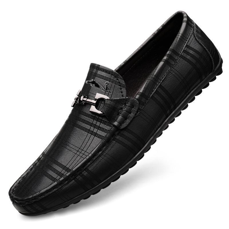 British knights Мужские повседневные туфли в черную клетку, цвет Black Plaid — фото 3