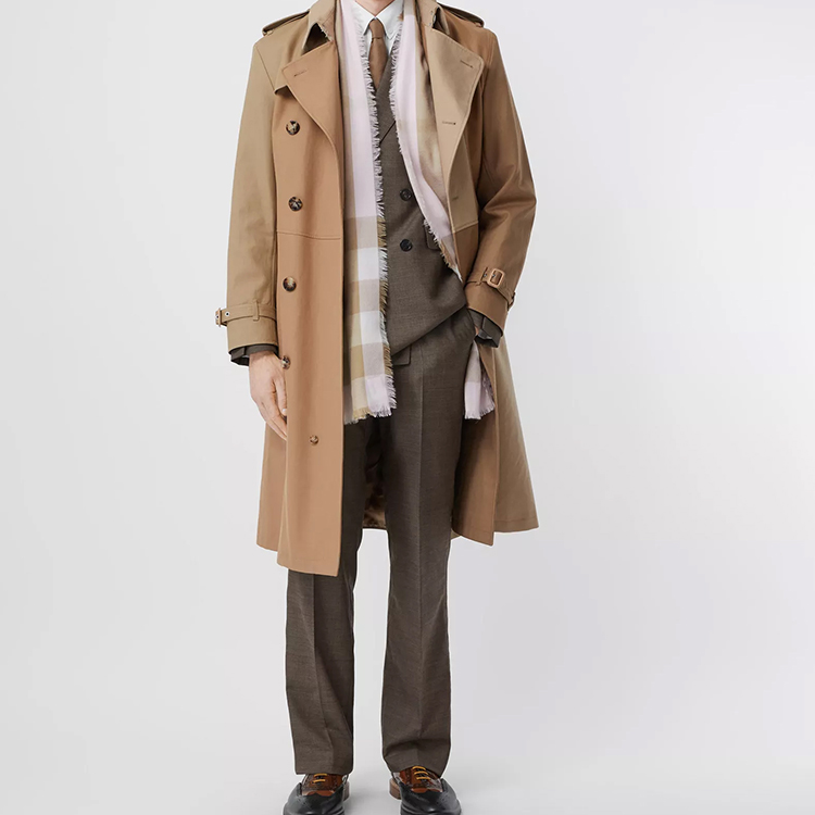 Шарф вязаный унисекс снежинка каменный цвет Burberry — фото 4
