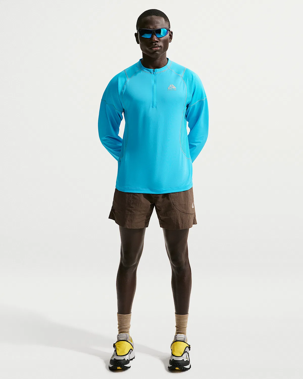 Dri-FIT Long-Sleeve Top Nike ACG "Vault", Baltic Blue/Spruce Fog/Summit White — фото 4