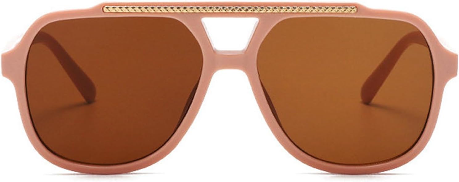 

Солнцезащитные очки Helena Oversized Retro Square для женщин и мужчин, модные винтажные очки, стильные очки для вождения, очки-пилот с защитой от УФ-излучения UV400, C8