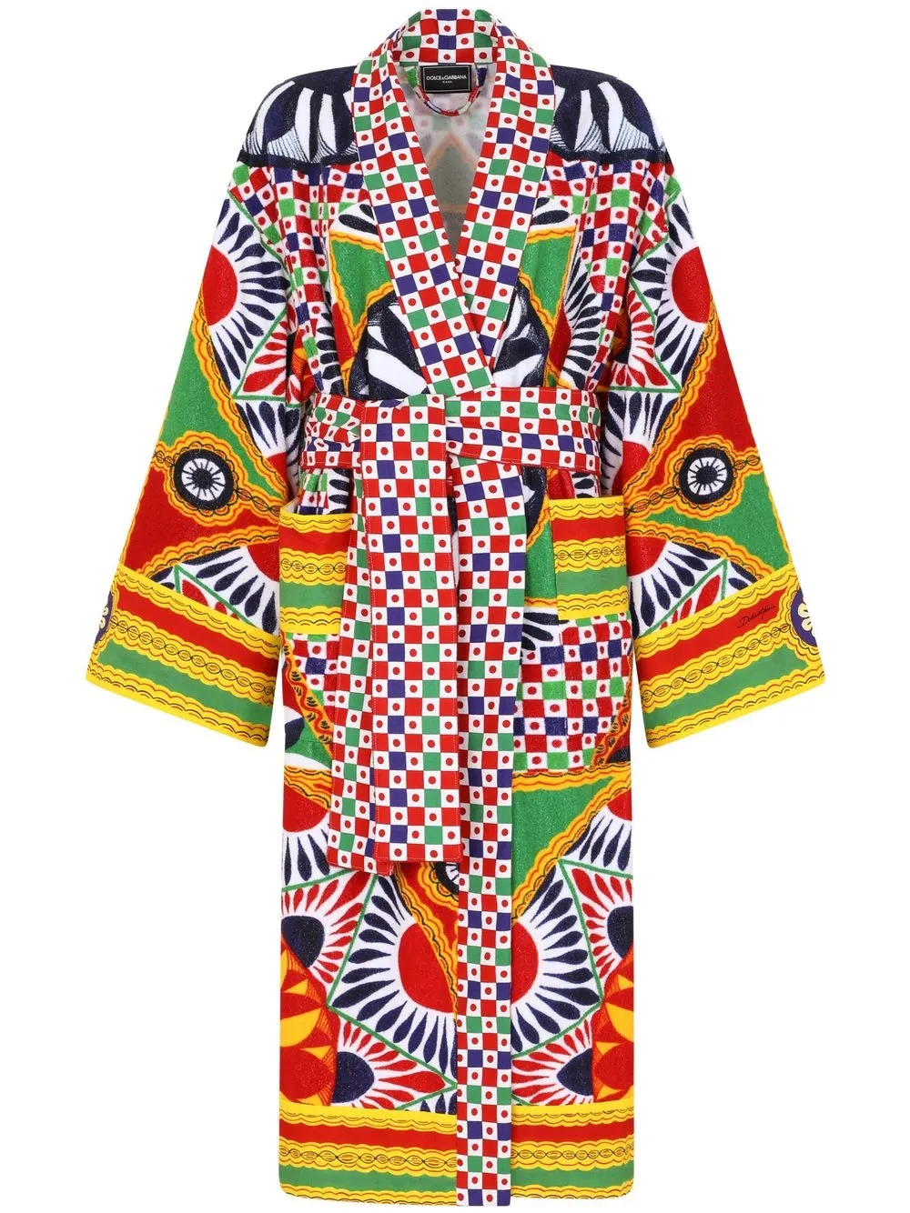 

Махровый халат DOLCE & GABBANA, желтый