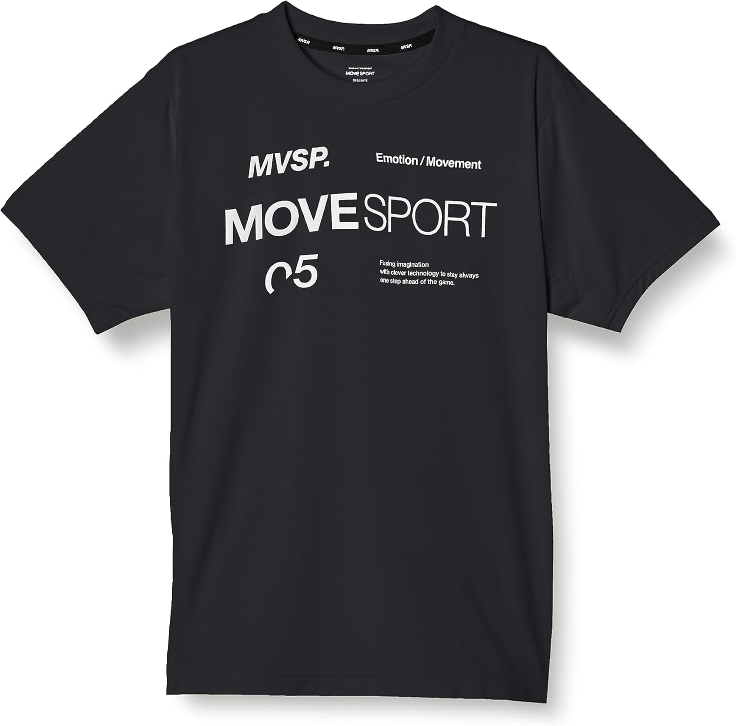 

Футболка Move Sports Coolist, Descente, Move Sport, впитывает пот, быстро сохнет, отводит тепло, охлаждает, круглый вырез, короткий рукав, мужская Movesport