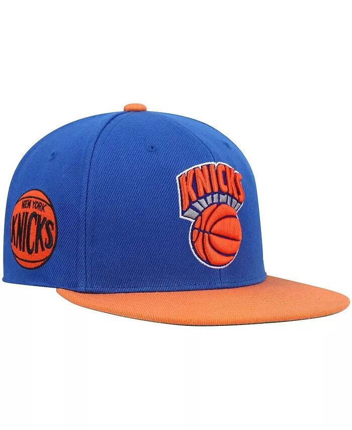 

Мужская сине-оранжевая кепка Snapback New York Knicks Hardwood Classics Mitchell & Ness
