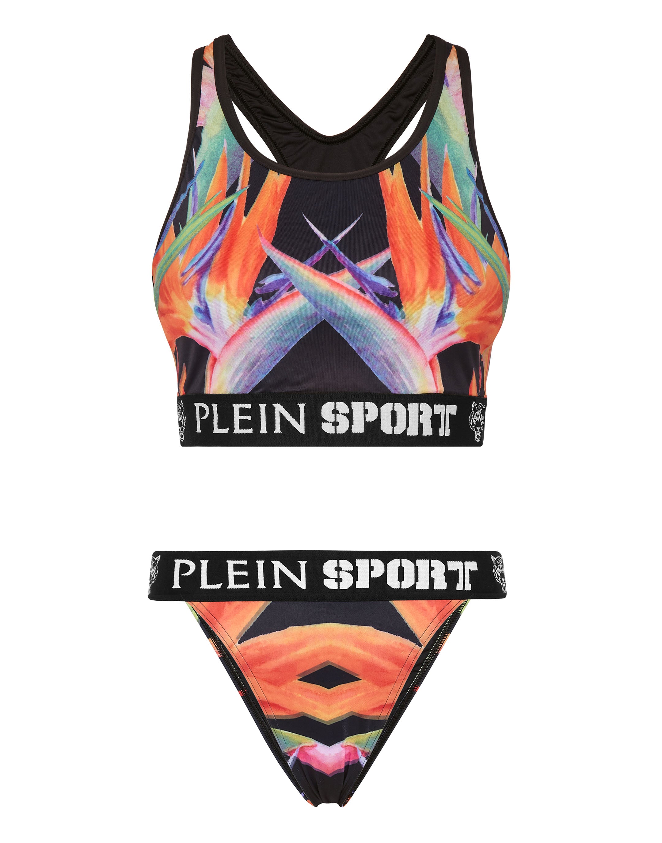 

Цветы бикини PLEIN SPORT, черный/мультиколор