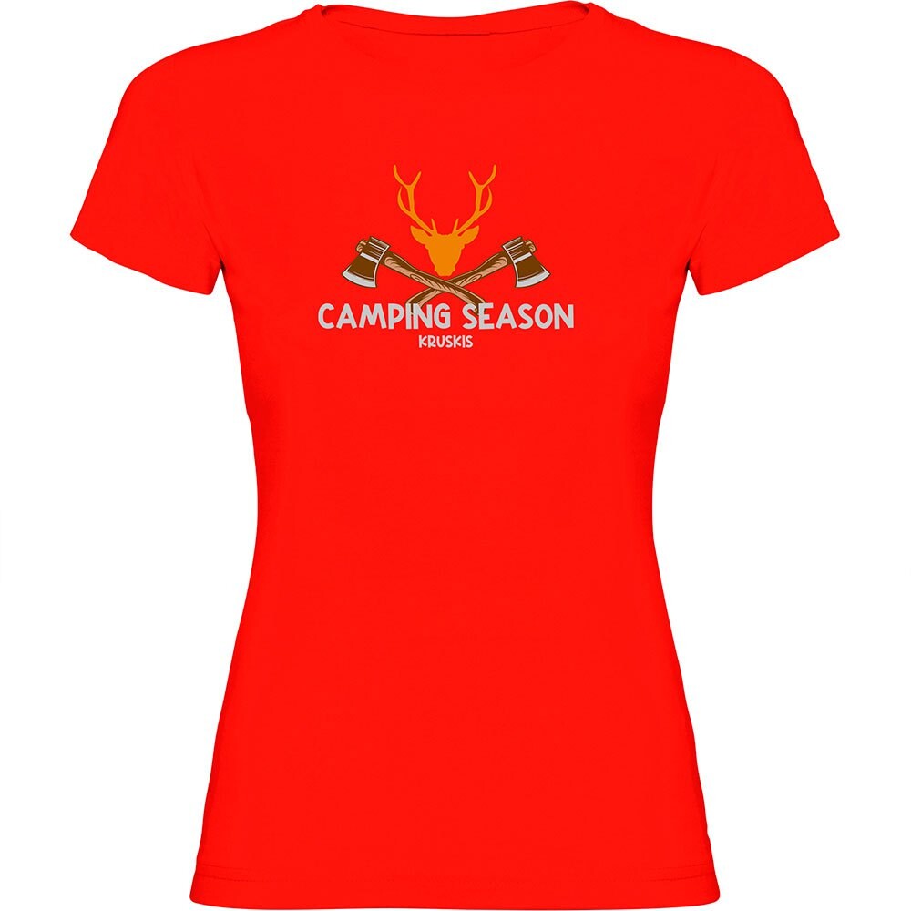 

Футболка с коротким рукавом Kruskis Camping Season, красный