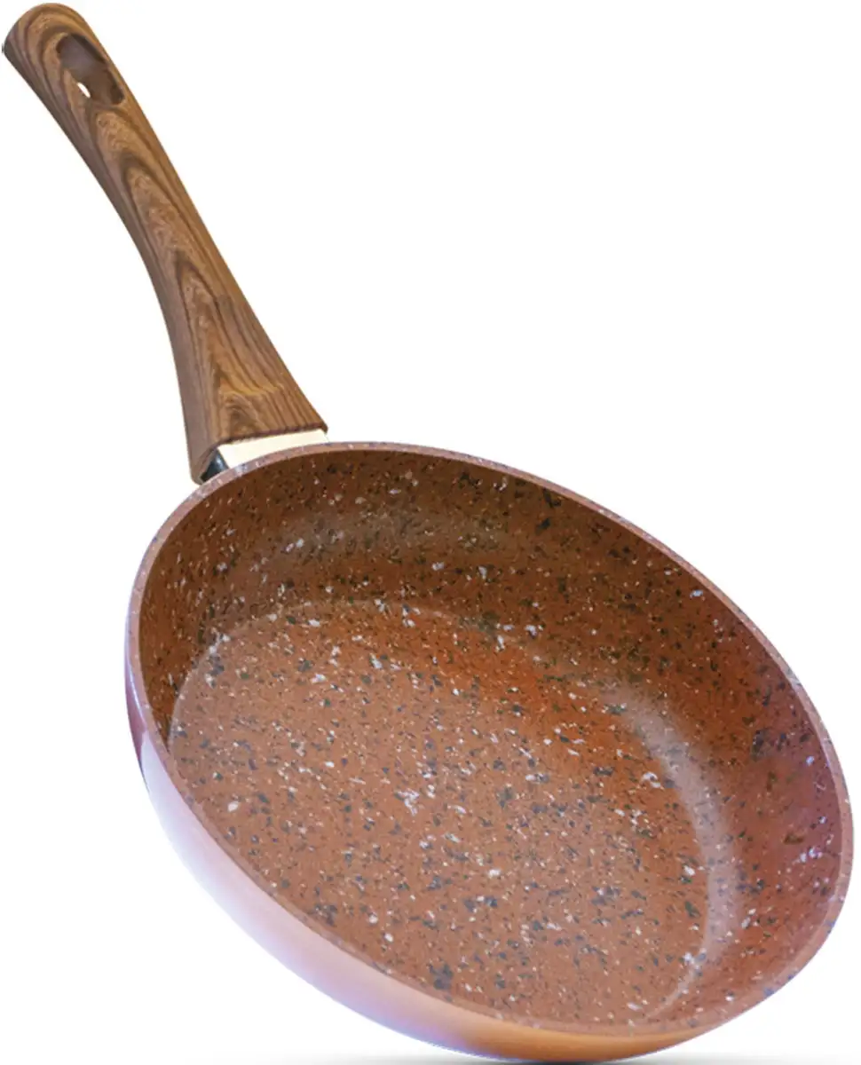 

Сковорода MediaShop "Copper & Stone", алюминий, Ø 28 см, индукция Ø 28 см + высота 8,3 см, коричневый