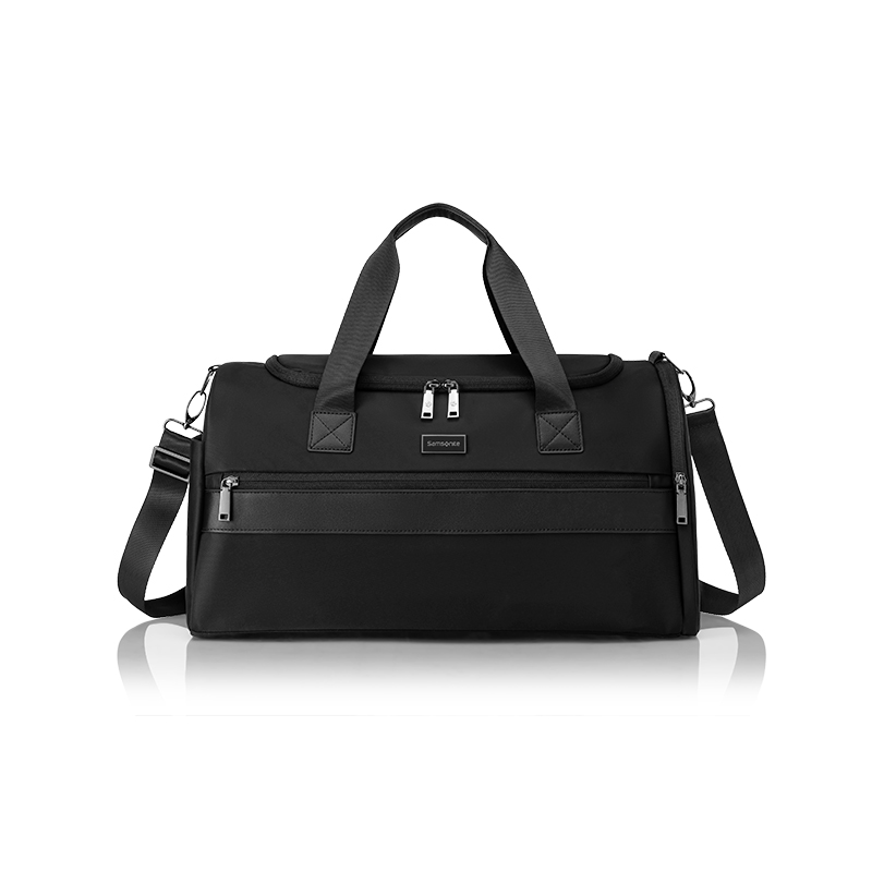 

Samsonite Тканевая спортивная дорожная сумка мужская черная, Black