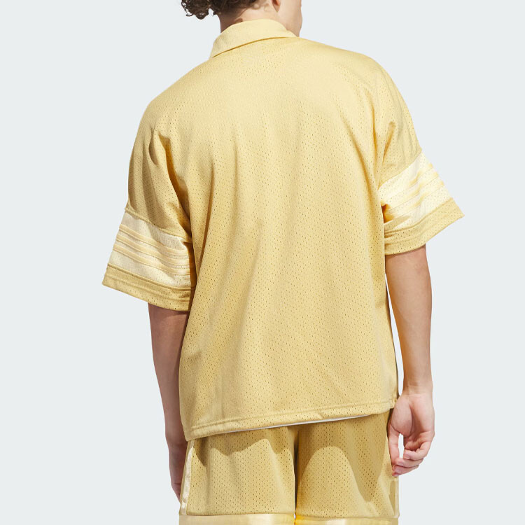 Рубашка мужская желтая Adidas Originals, желтый — фото 3