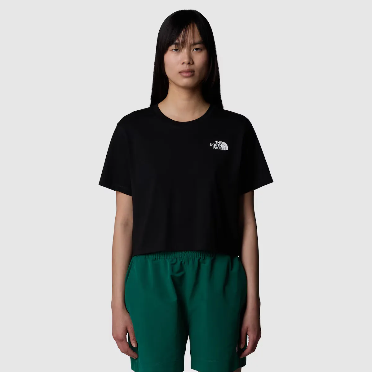 

Футболка укороченная женская The North Face Simple Dome, черный