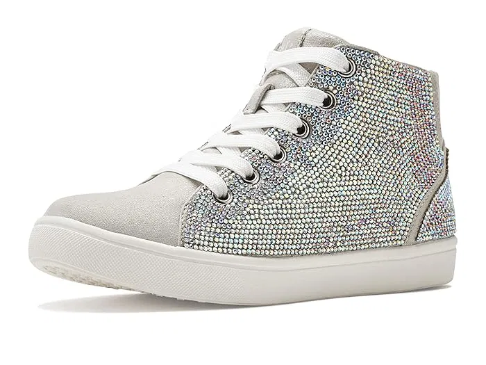 Кроссовки высокие с блестками Kula Nina Kids, Silver