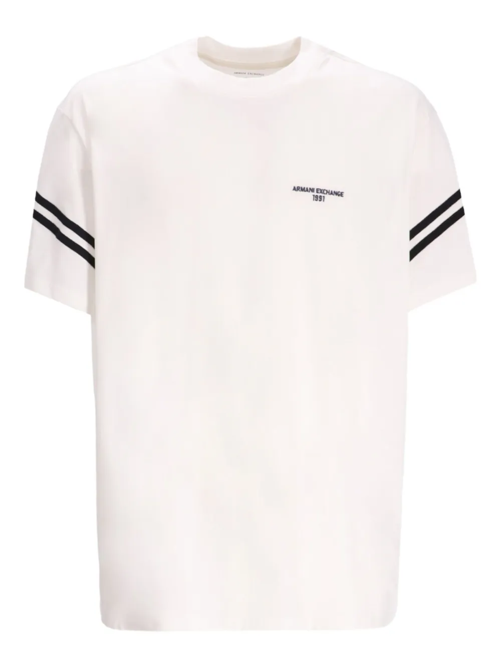 

Футболка с полосками Armani Exchange, белый