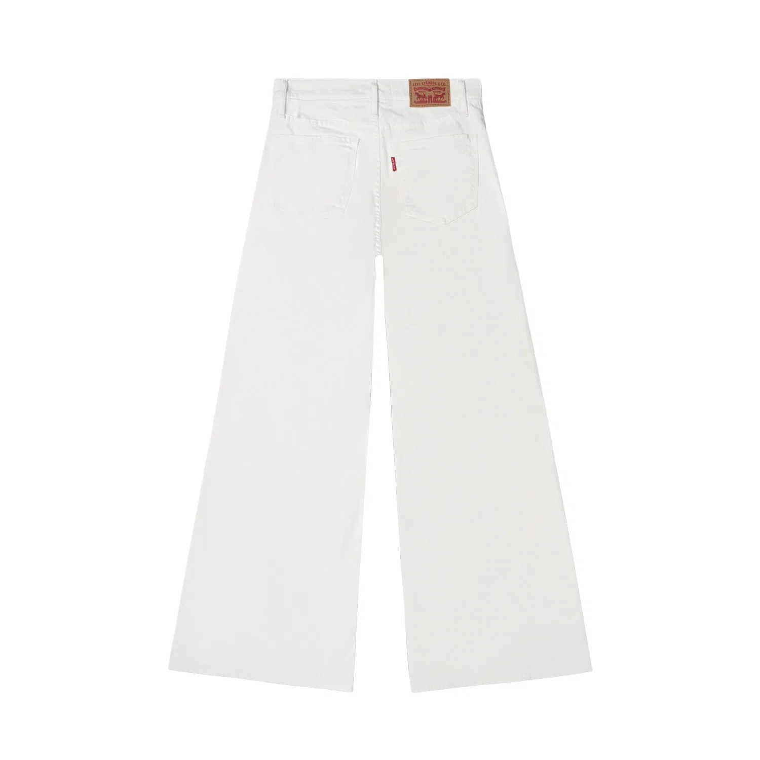 Джинсы женские white свободного кроя с широкими штанинами Levis — фото 3