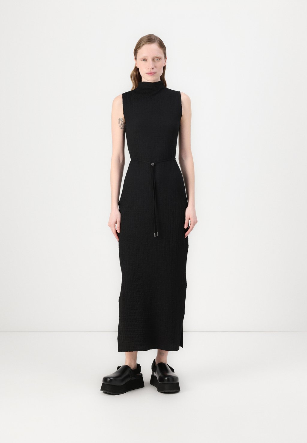 

Платье из джерси CRINKLE ANKLE DRESS Calvin Klein, черный