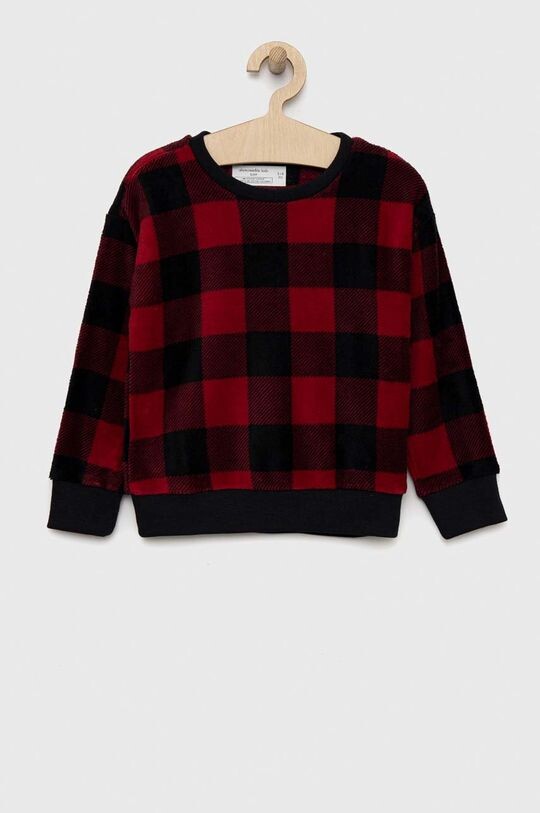 

Детская пижамная толстовка Abercrombie & Fitch, красный