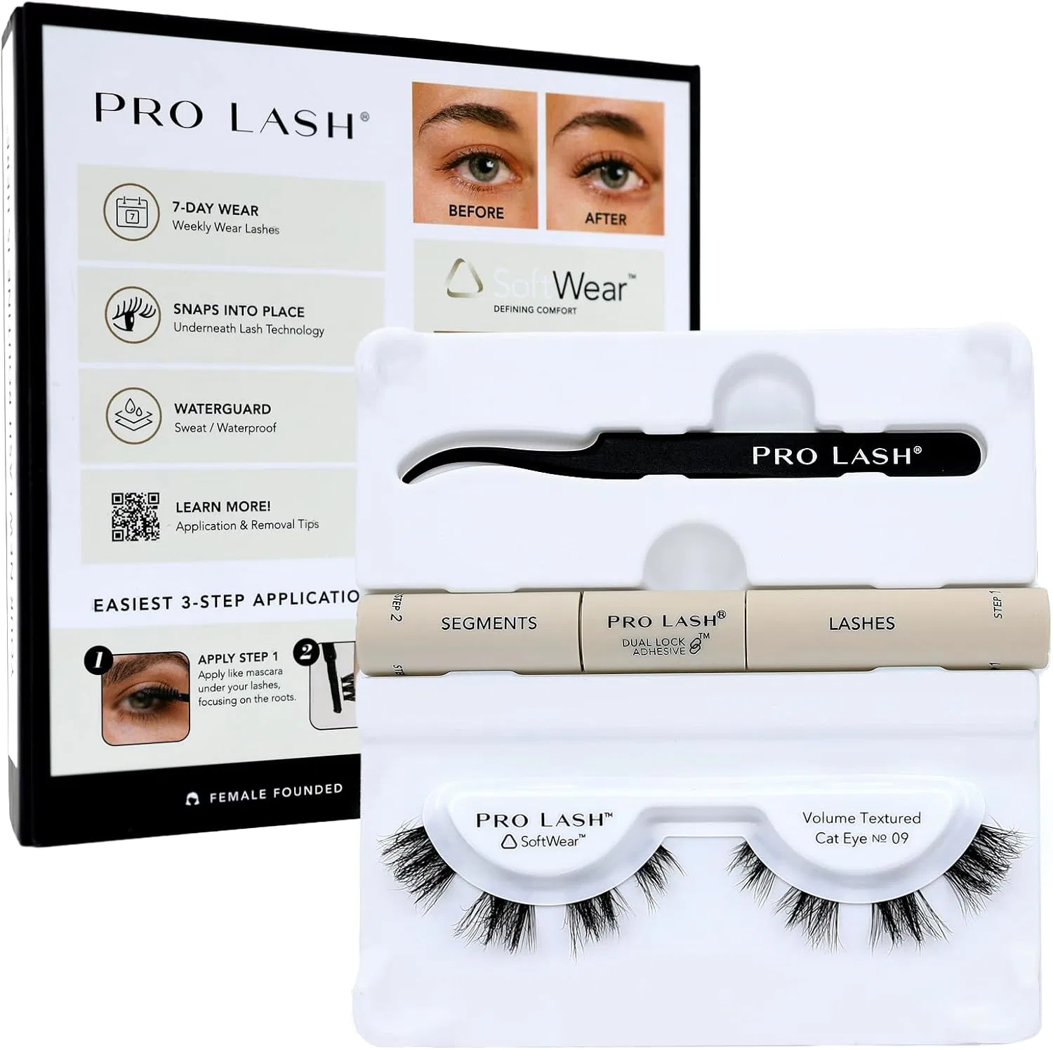 Набор мини-ресниц Pro Lash Cat Eye No. 09