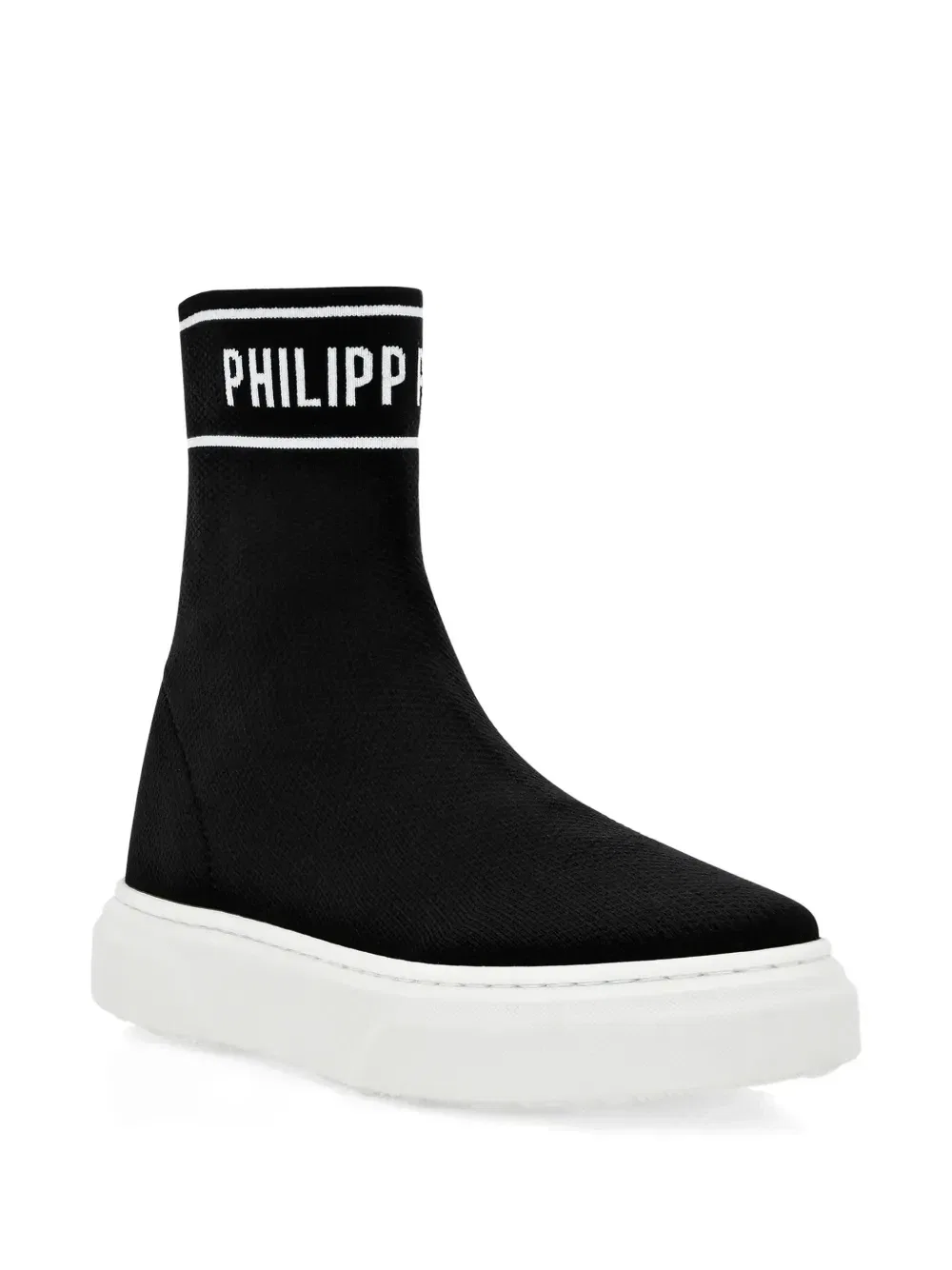 Высокие кеды Philipp Plein Junior, черный