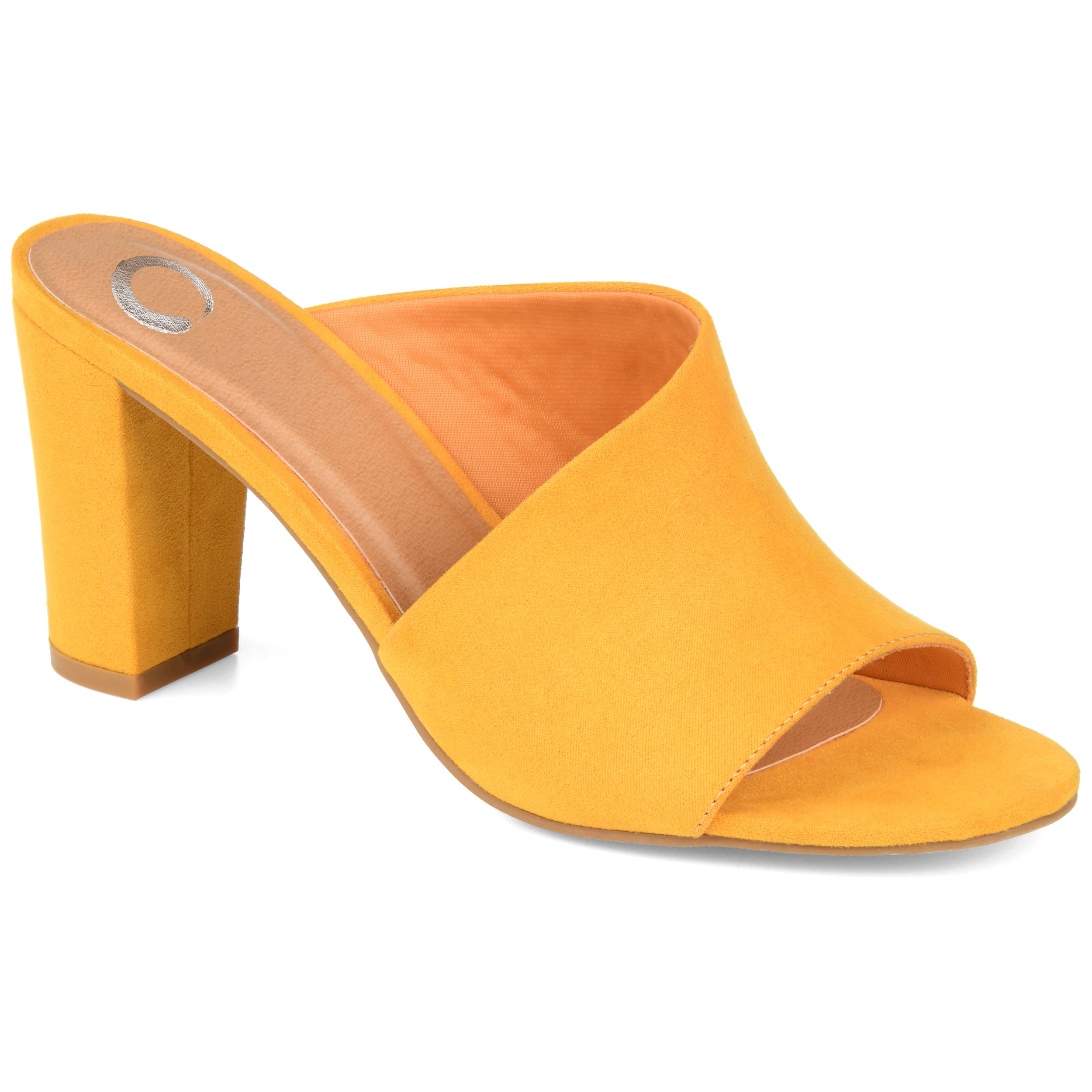 Journee Collection Женские сланцы Tru Comfort Foam Wide Width Allea Slide, цвет mustard