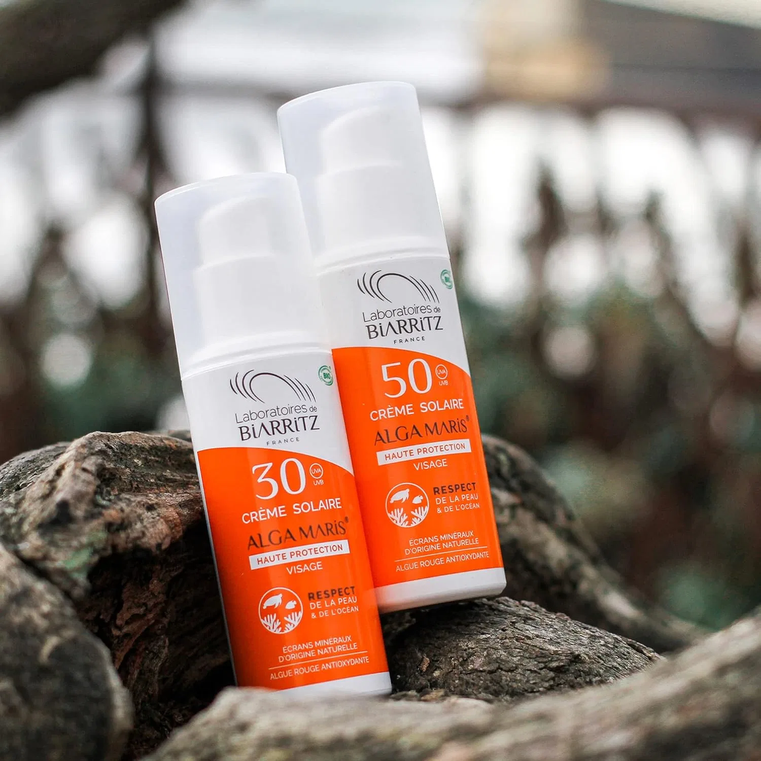 Органический солнцезащитный крем для лица SPF50 «ALGA MARIS» от Laboratoires de Biarritz, 50 мл Laboratoires De Biarritz — фото 4