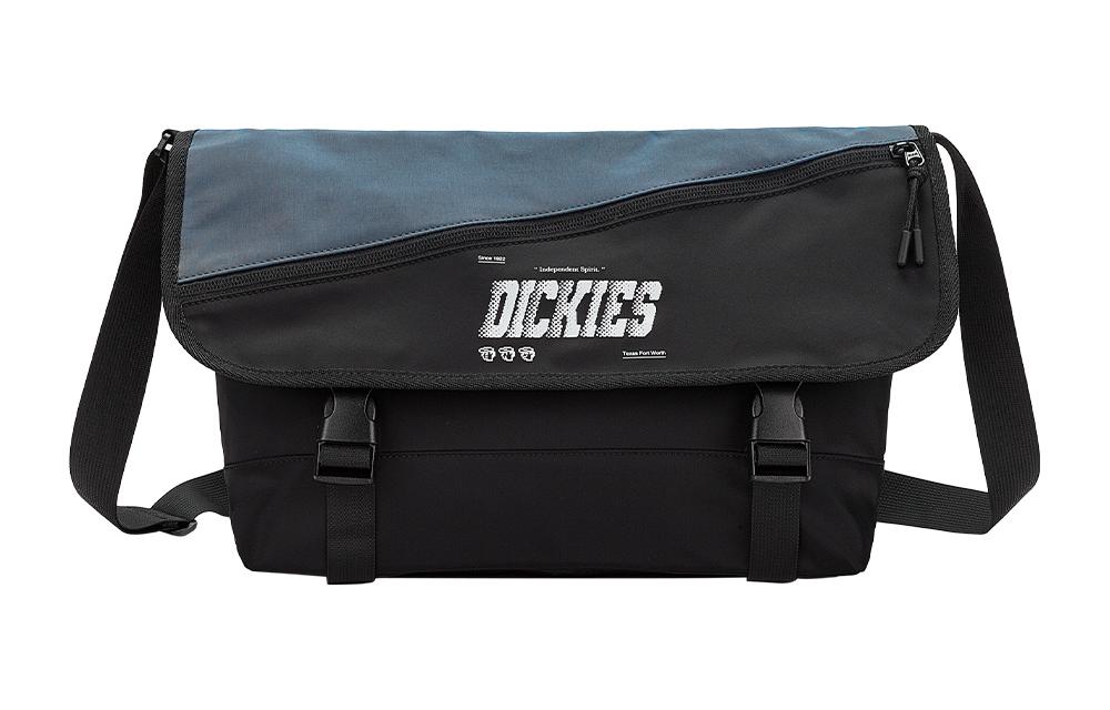 

Dickies Нейлоновая курьерская сумка через плечо унисекс черно-синяя