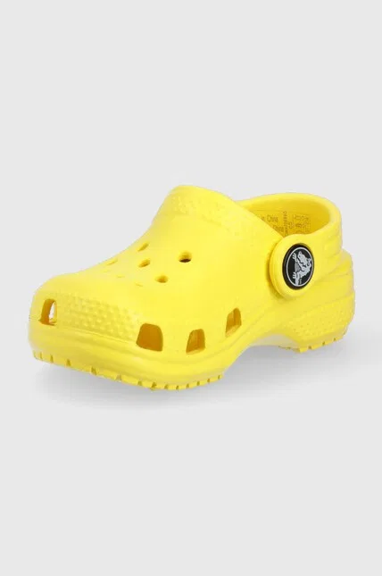 Сланцы детские Crocs, желтый — фото 3