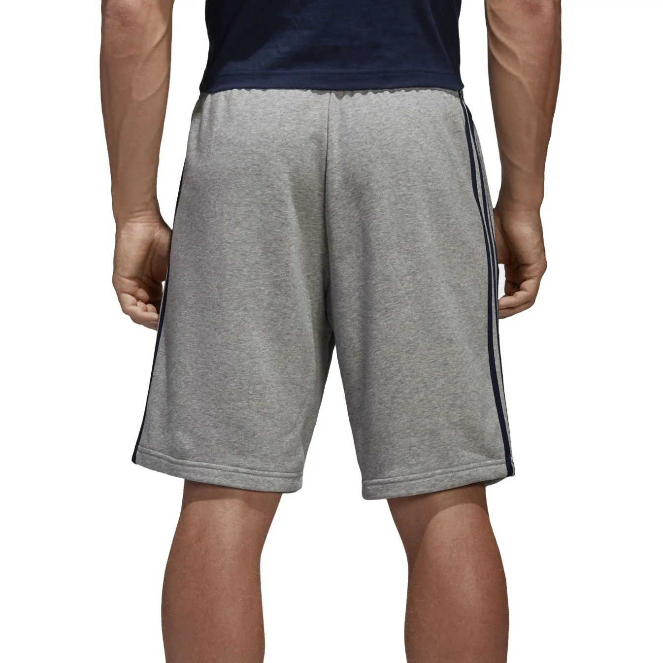 Adidas ESSENTIALS Casual Shorts Men's Gray — фото 4
