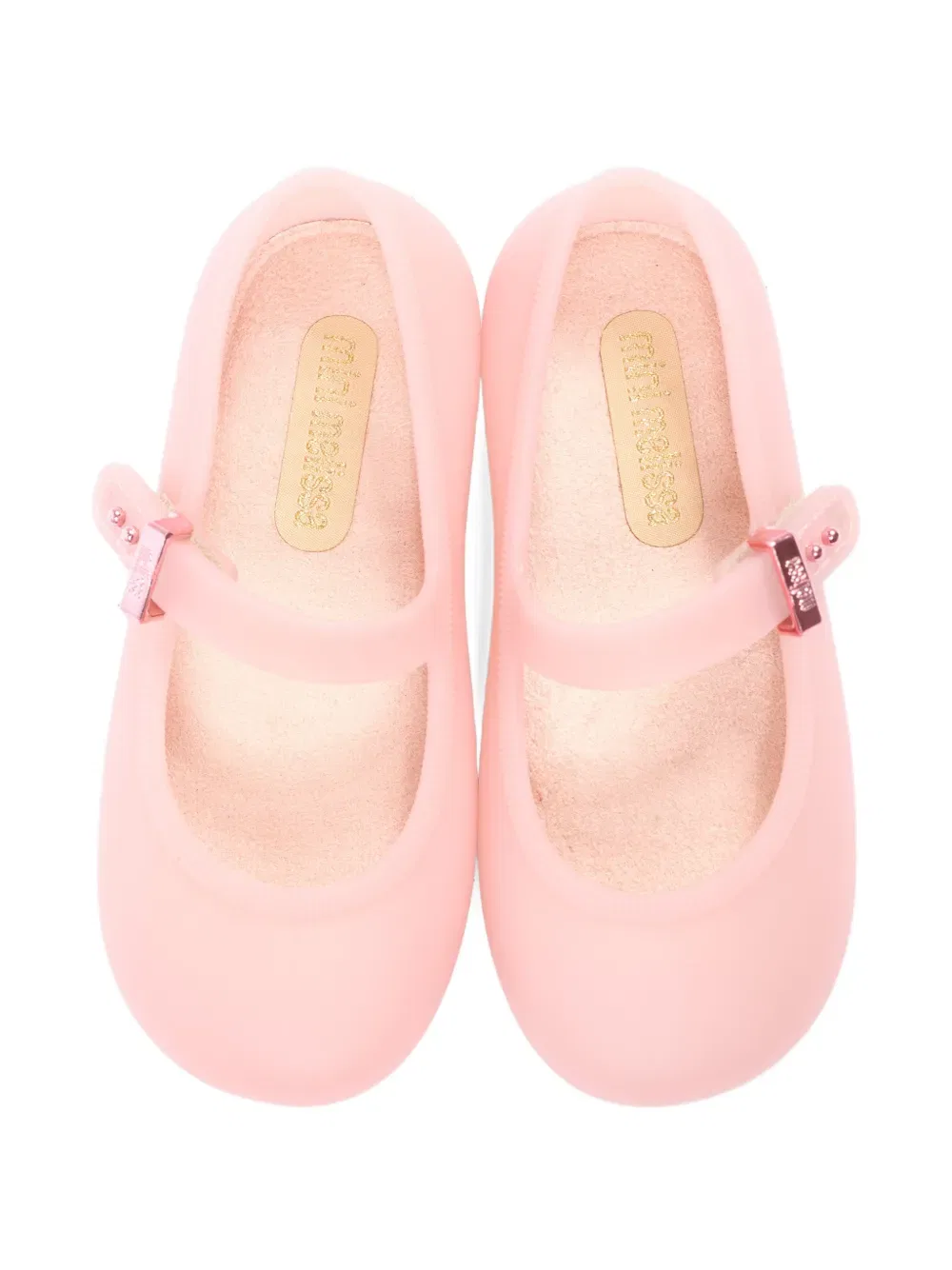 Балетки с застежкой-пряжкой Mini Melissa, розовый — фото 4