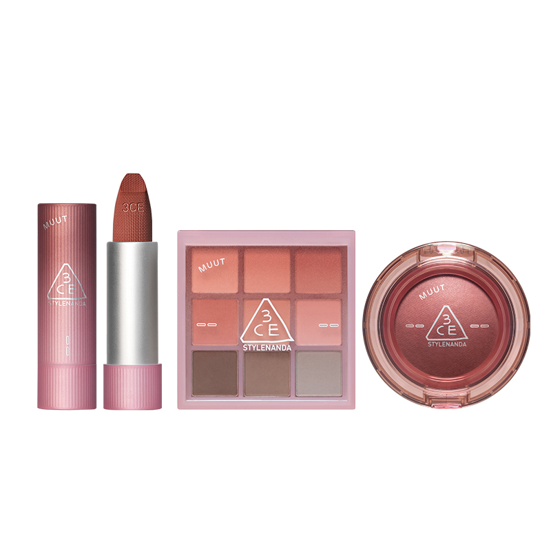 

MUUT Color Film Limited Edition набор для макияжа легко растушевывающаяся стойкая тушь для век румяна крем комплект из двух предметов 3CE