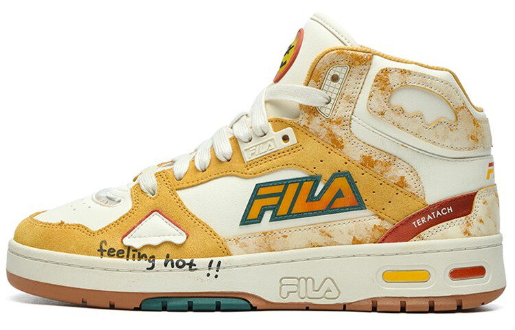 

FILA FUSION Teratach Lifestyle Shoes Women's Mid-top Yellow/White