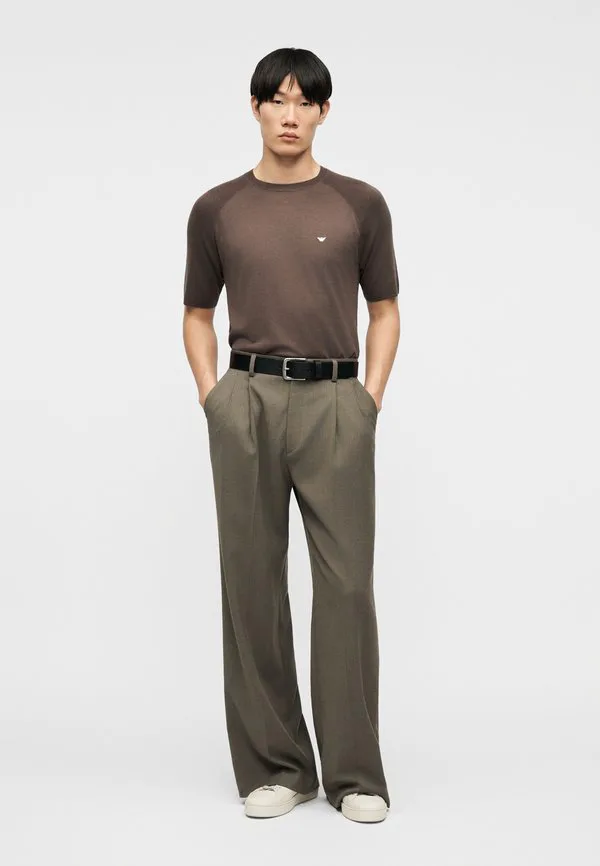 Простая футболка Emporio Armani, Major Brown — фото 2