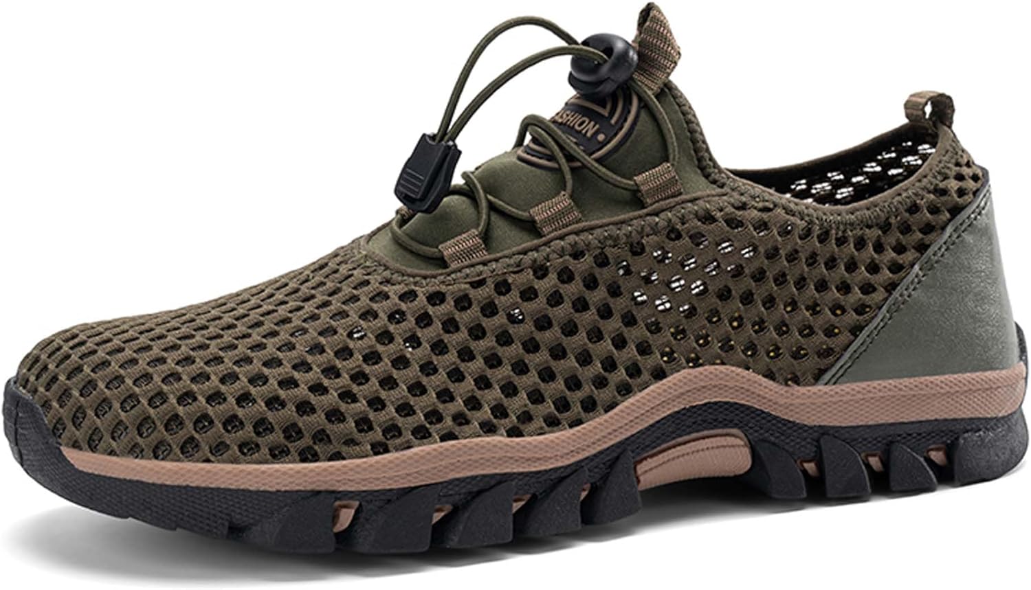 

Мужские быстросохнущие сандалии Спорт на свежем воздухе Быстросушащийся пляж Плавание Рыбалка Велосипедная обувь для скалолазания Легкие повседневные туфли для прогулок Duagl, зеленый