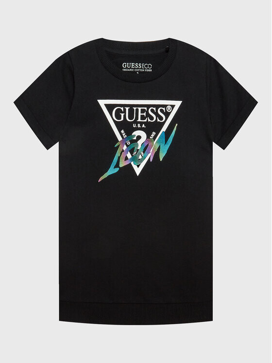 

Платье на каждый день, стандартного кроя Guess, черный