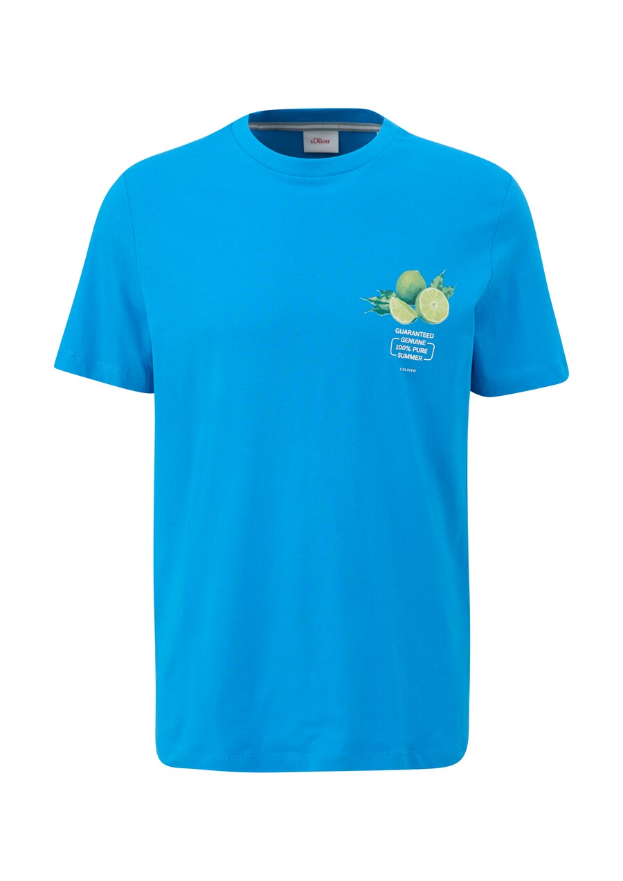 

Классическая футболка s.Oliver Shirt, лазурный