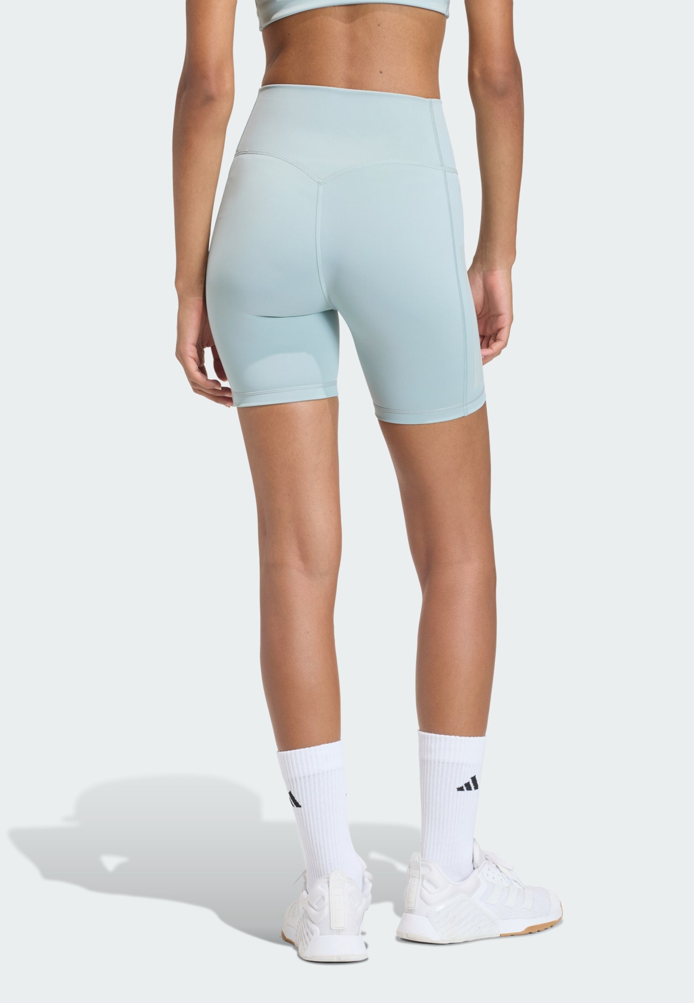 Adidas Performance Узкие спортивные шорты 'Optime' в цвете Mint — фото 3