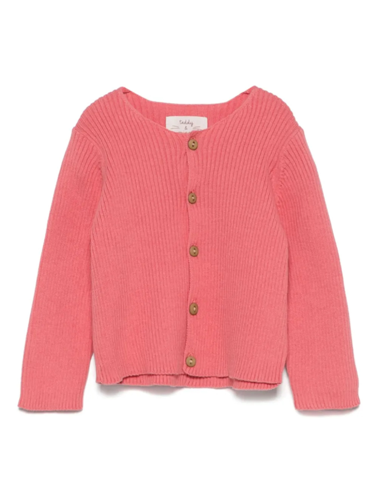 

TEDDY & MINOU кардиган в рубчик, розовый