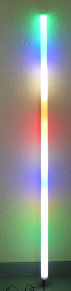 

6986 Светодиодный фонарик разноцветный 123см 8 цветов BRGrKGeWGrN + пульт дистанционного управления Xenon, желтый